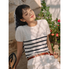 CABLE HALF KNIT PULLOVER