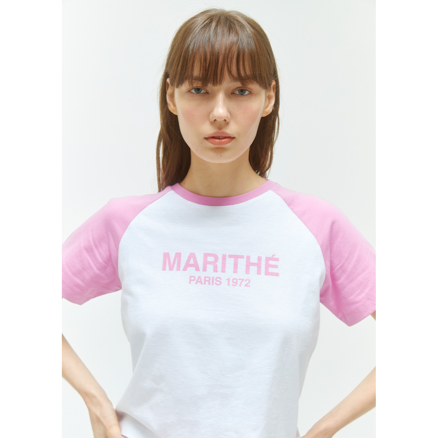 W RAGLAN REGULAR LOGO TEE