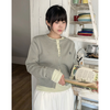 STITCH LOGO ROUND CARDIGAN