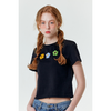 CROP CROCHET HALT T-SHIRTS
