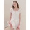 SHIRRING LACE ONEPIECE SWIMSUIT