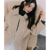 HAIRY DUFFLE HALF COAT