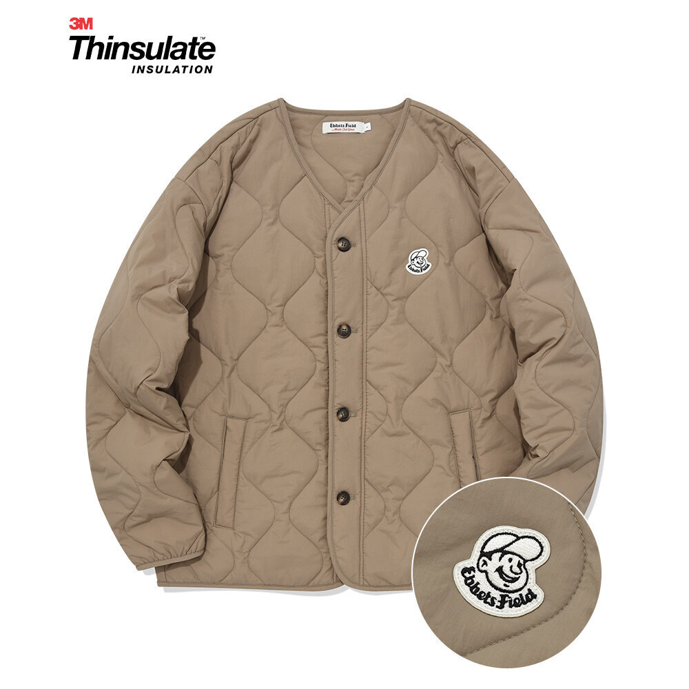 Bets Collarless 3M Thinsulate Quilting Jacket