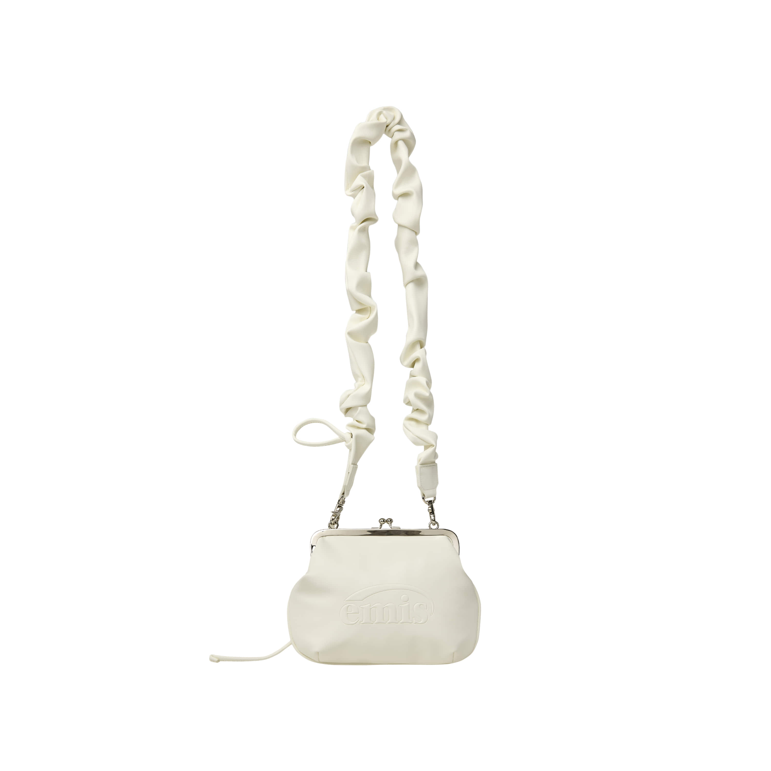 STRING STRAP CLASP FRAME PURSE BAG