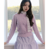 POMPOM CABLE KNIT