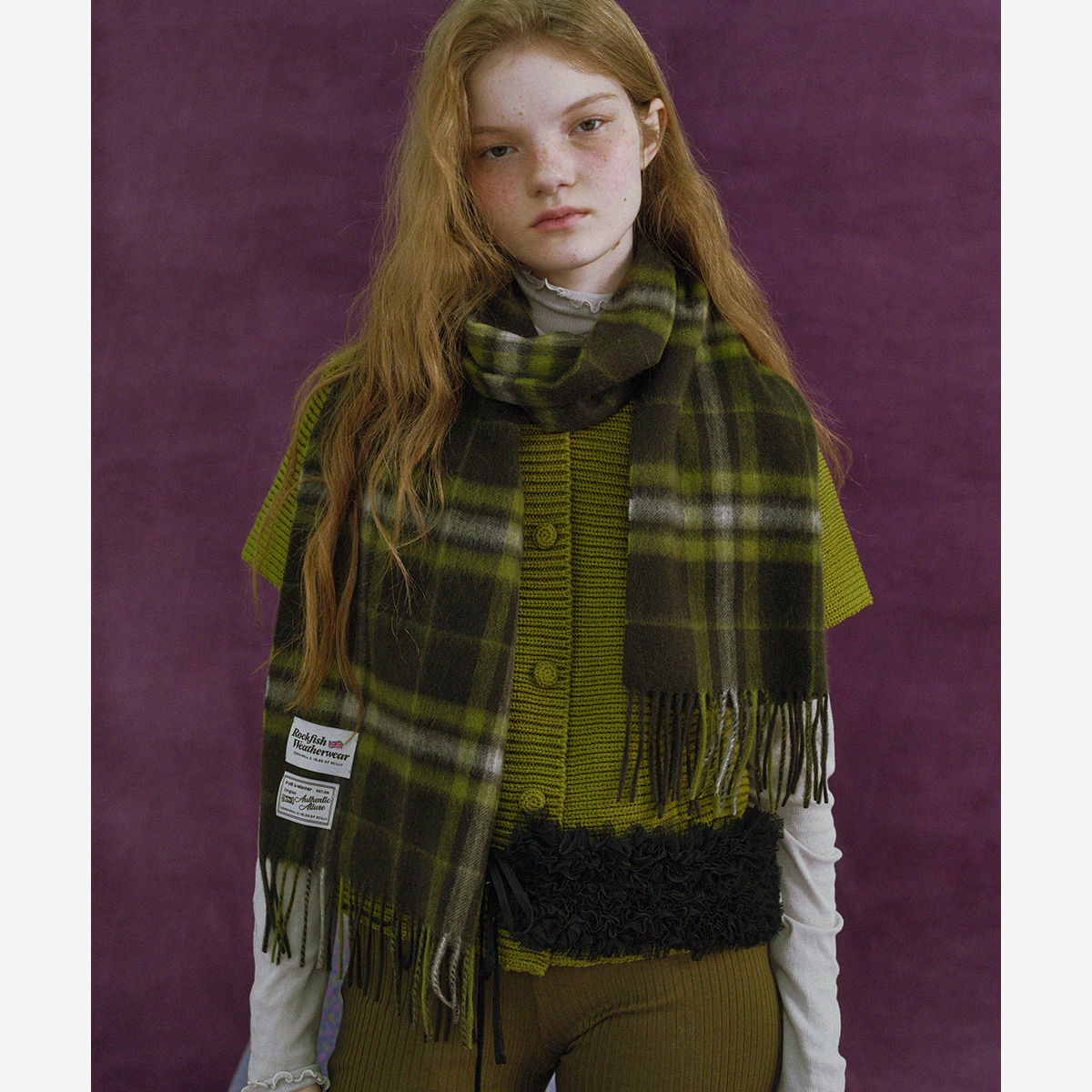 [2024] CLASSIC WOOL CHECK MUFFLER