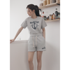 W MARINE LOGO SWEAT HALF PANTS