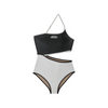 LOGO CUT-OUT SWIMSUIT