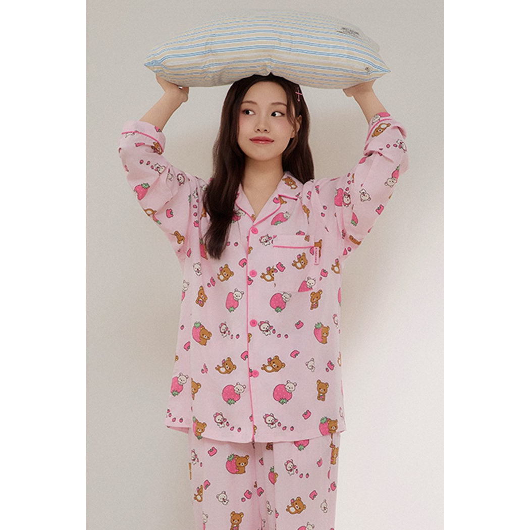 (Rilakkuma 2025) Kuma’s Free Time Long Sleeve Pyjamas