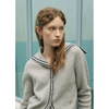 W CIRCLE LOGO SAILOR KNIT CARDIGAN