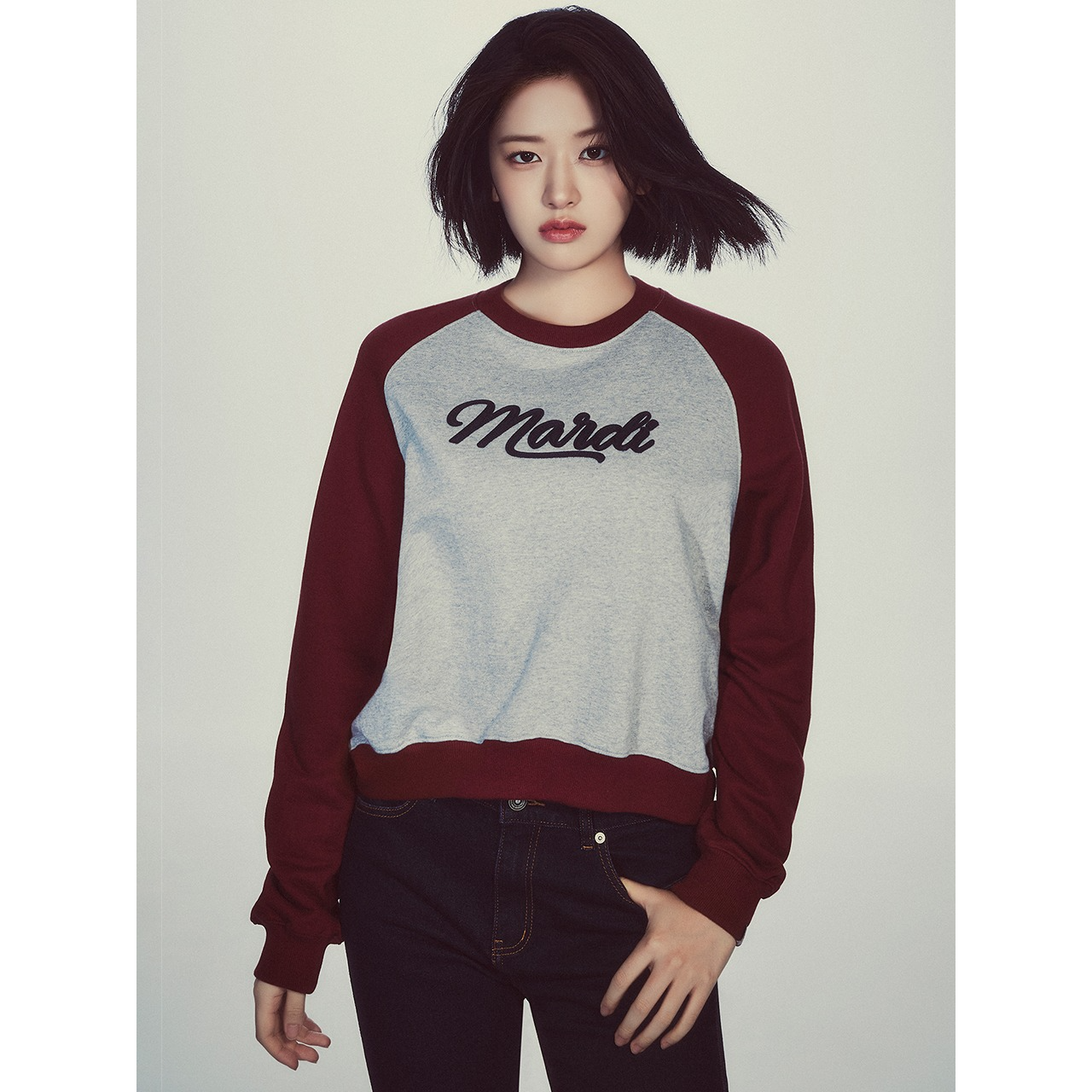 SWEATSHIRT RAGLAN MARDI VINTAGE LOGO