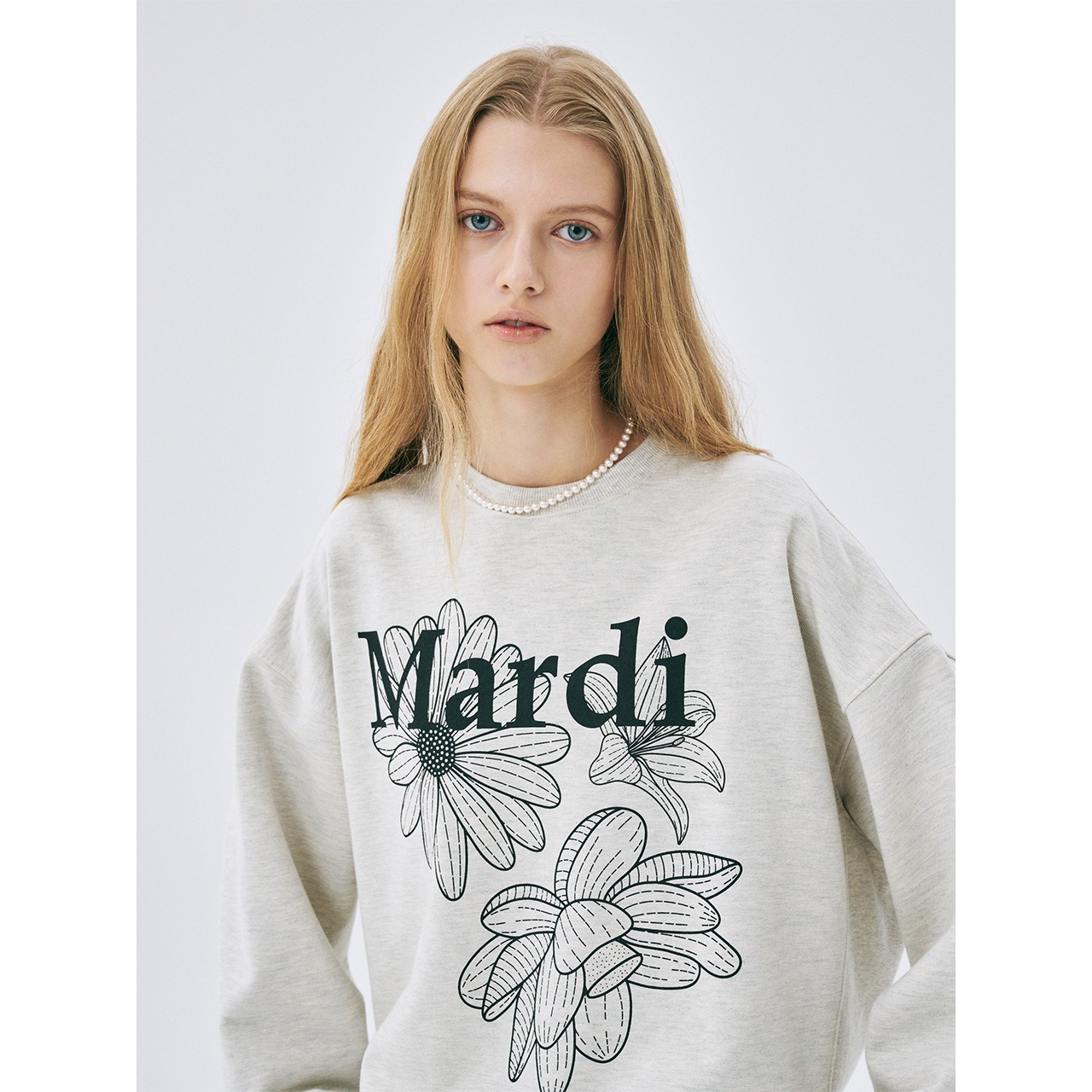 (2025) SWEATSHIRT TRIPLE FLOWER