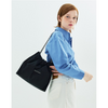 [Cocochain] Black Silver Decorated Recycle Nylon Chain Shoulder Bag M