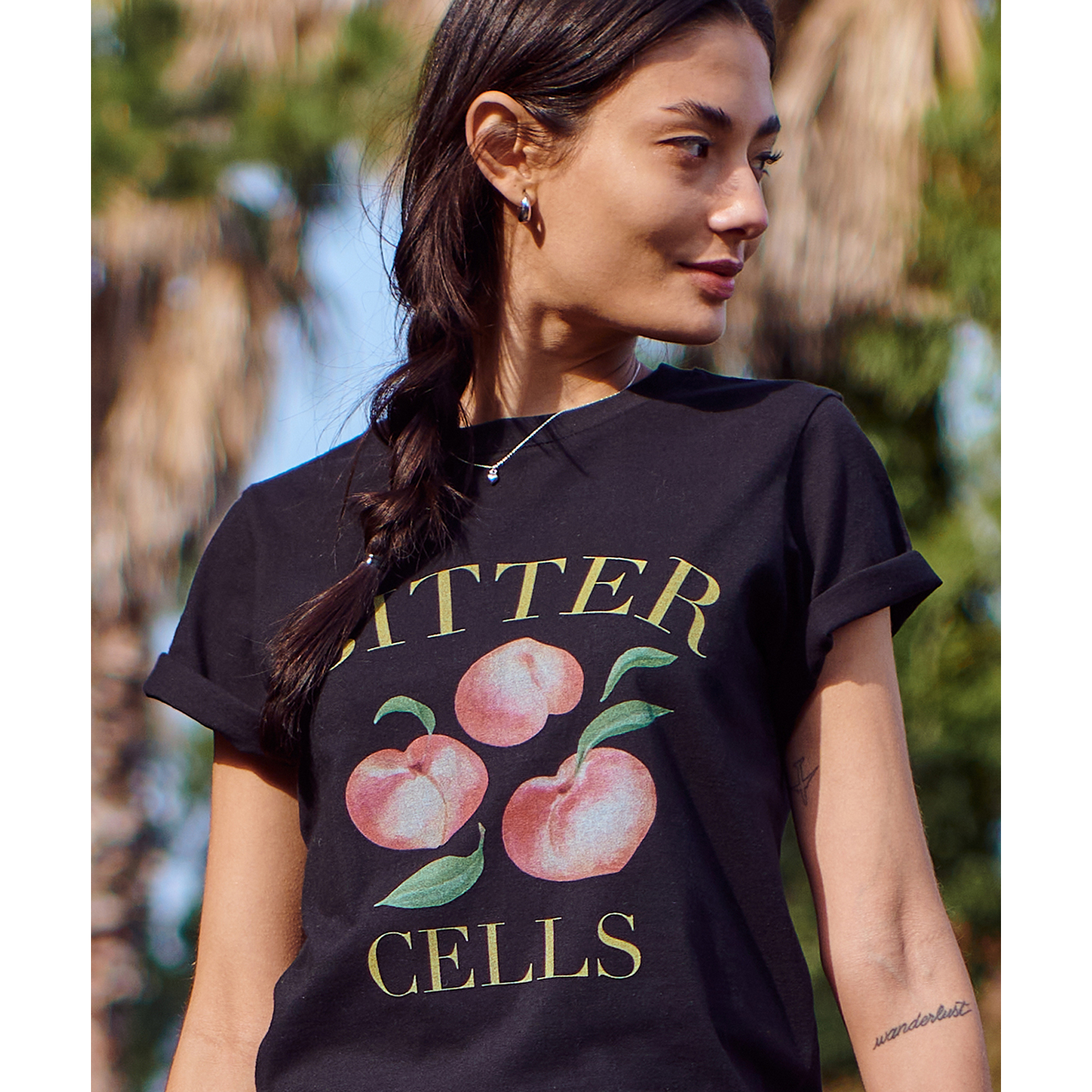 Flat Peach Tee