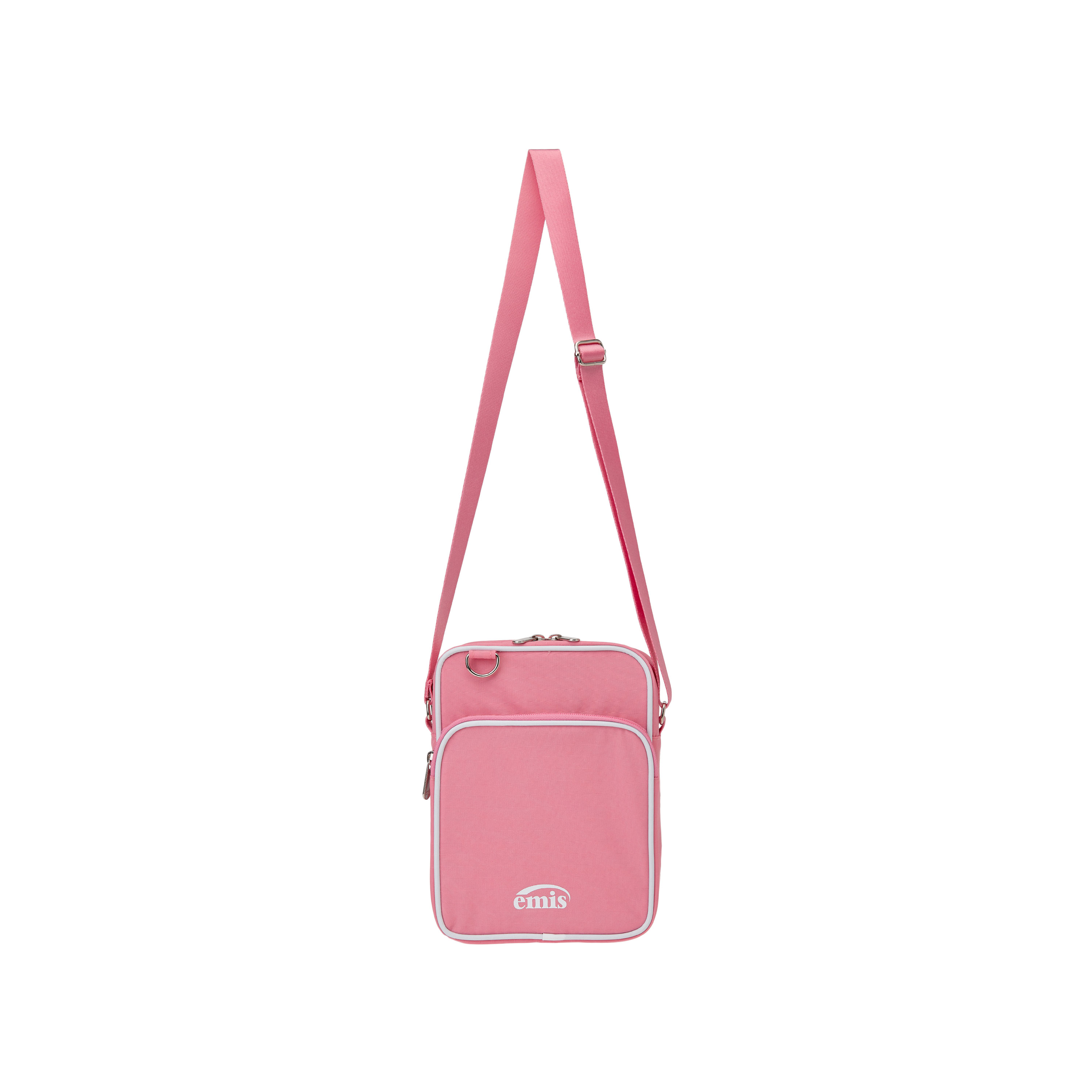 NYLON ZIP-POCKET MINI CROSS BAG