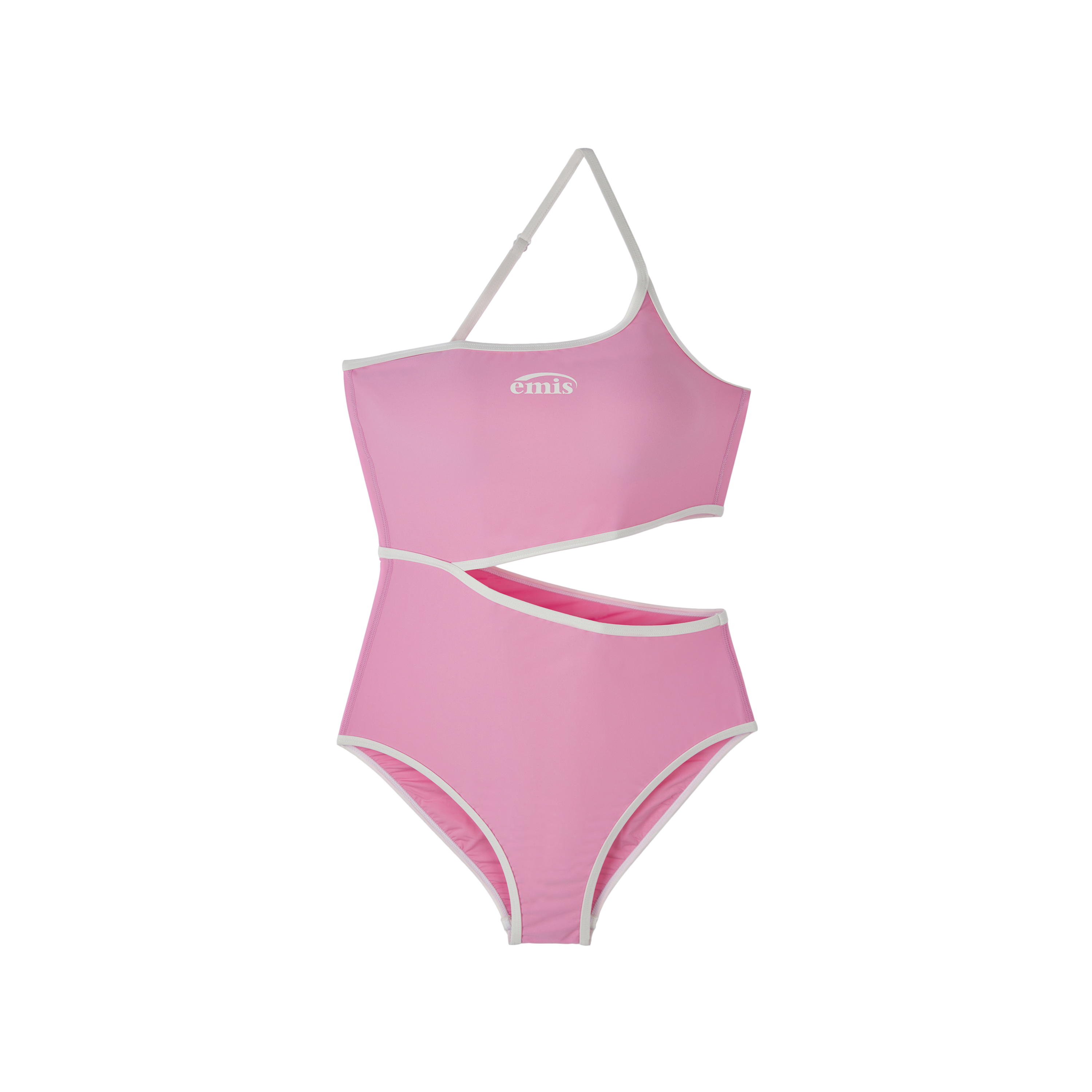 LOGO CUT-OUT SWIMSUIT