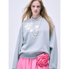 SWEATSHIRT UNE ROSE