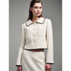 SPRING TWEED CROPPED JACKET LACE