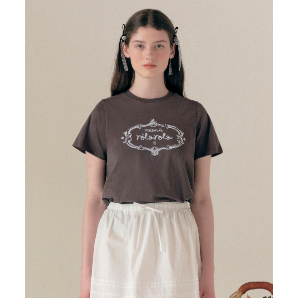 VINTAGE LOGO HALF T-SHIRT