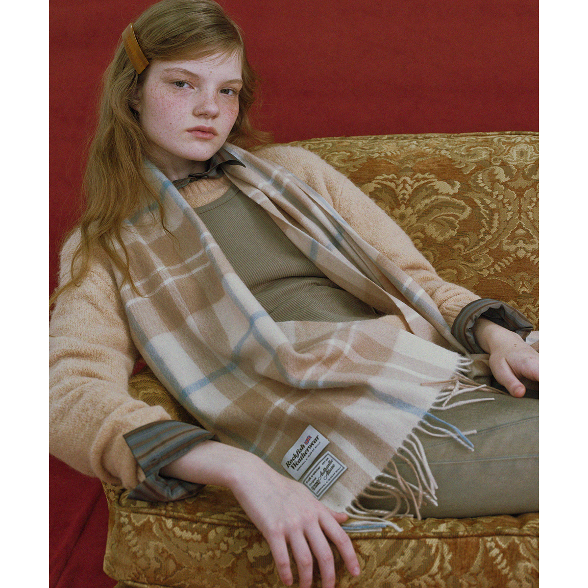[2024] CLASSIC WOOL CHECK MUFFLER