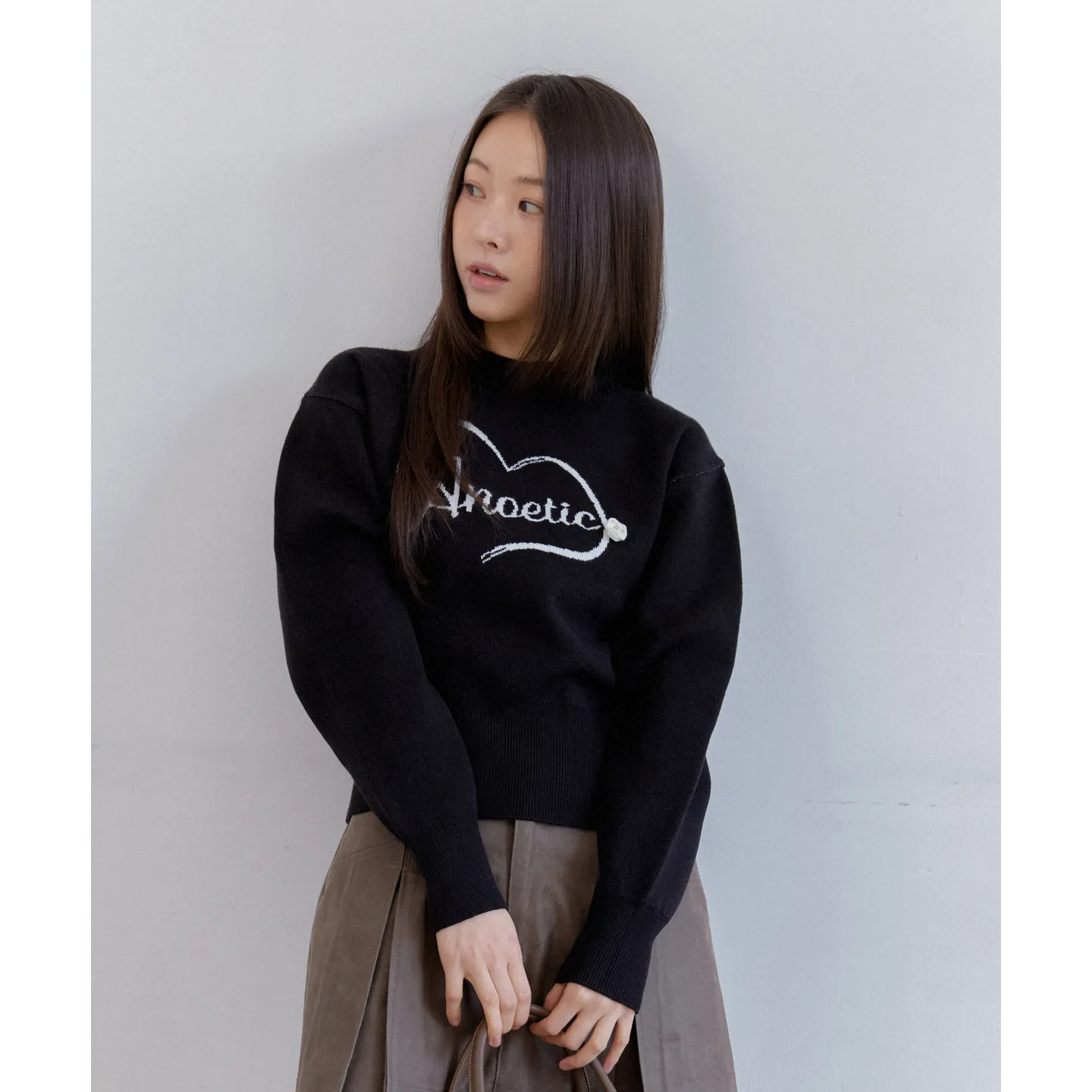 ANC HEART ROSE KNIT