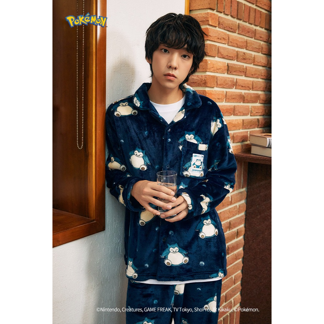 (Pokémon) I want to be a trainer Pyjamas - Navy