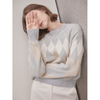 Argyle Knit Pullover