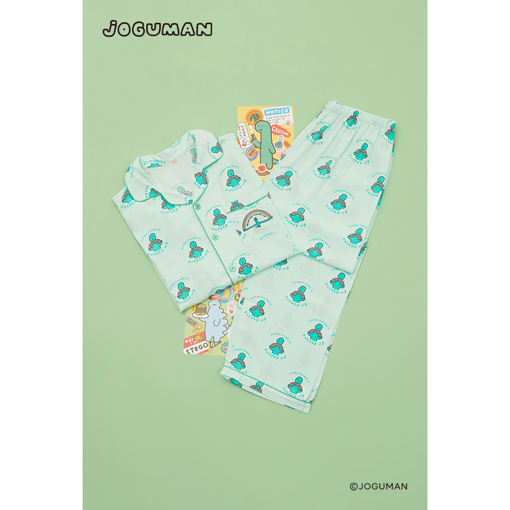 (Joguman Studio) Precious Long-Sleeved Pyjamas - Green