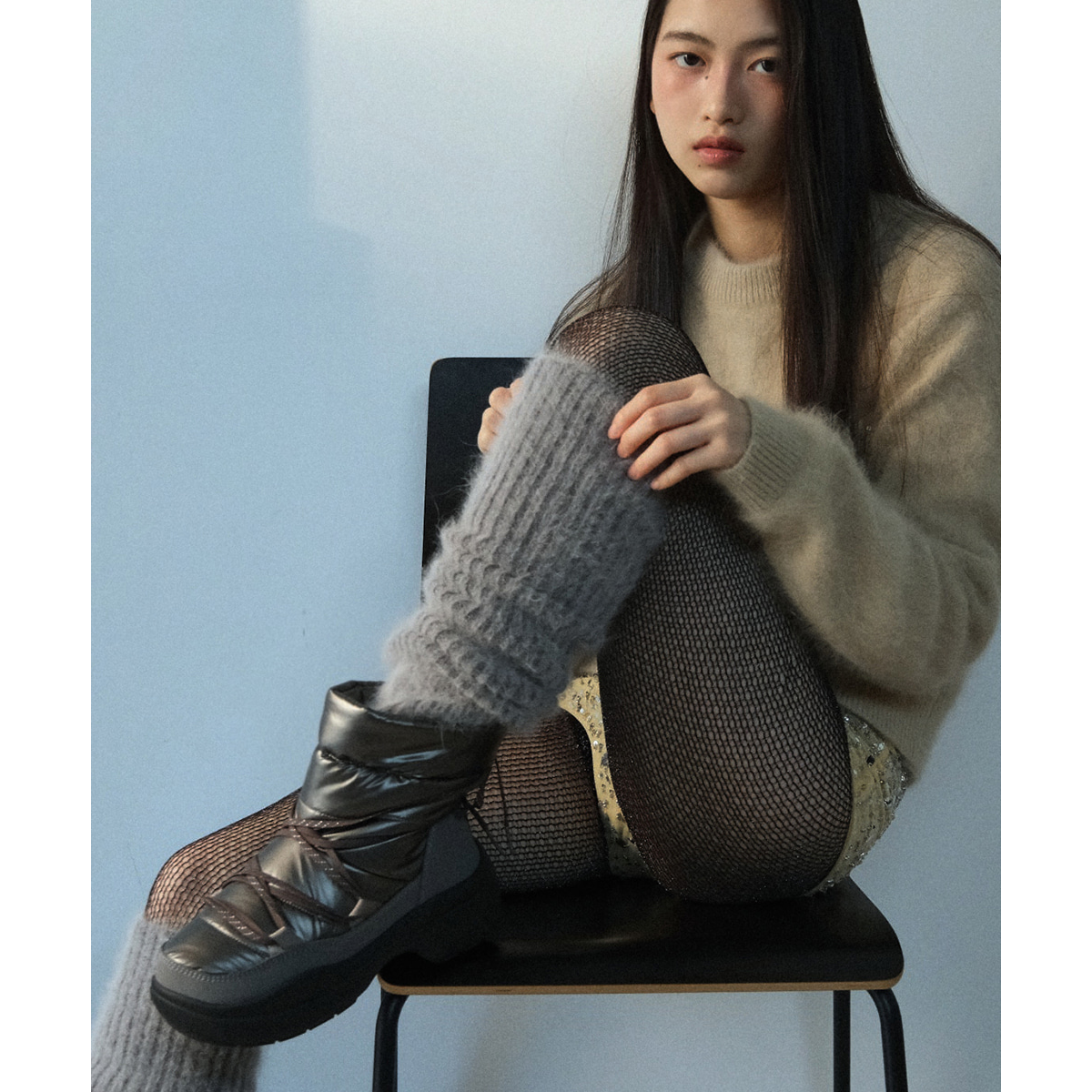 SNOW PADDED BOOTS MIDDLE