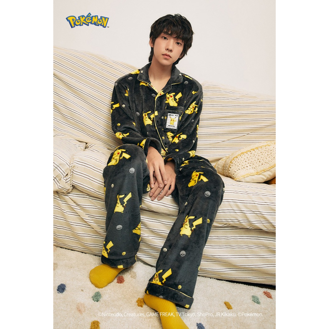 (Pokémon) I want to be a trainer Pyjamas - Black