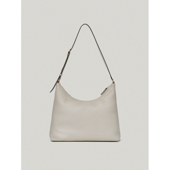 Base Hobo Bag - Misty White