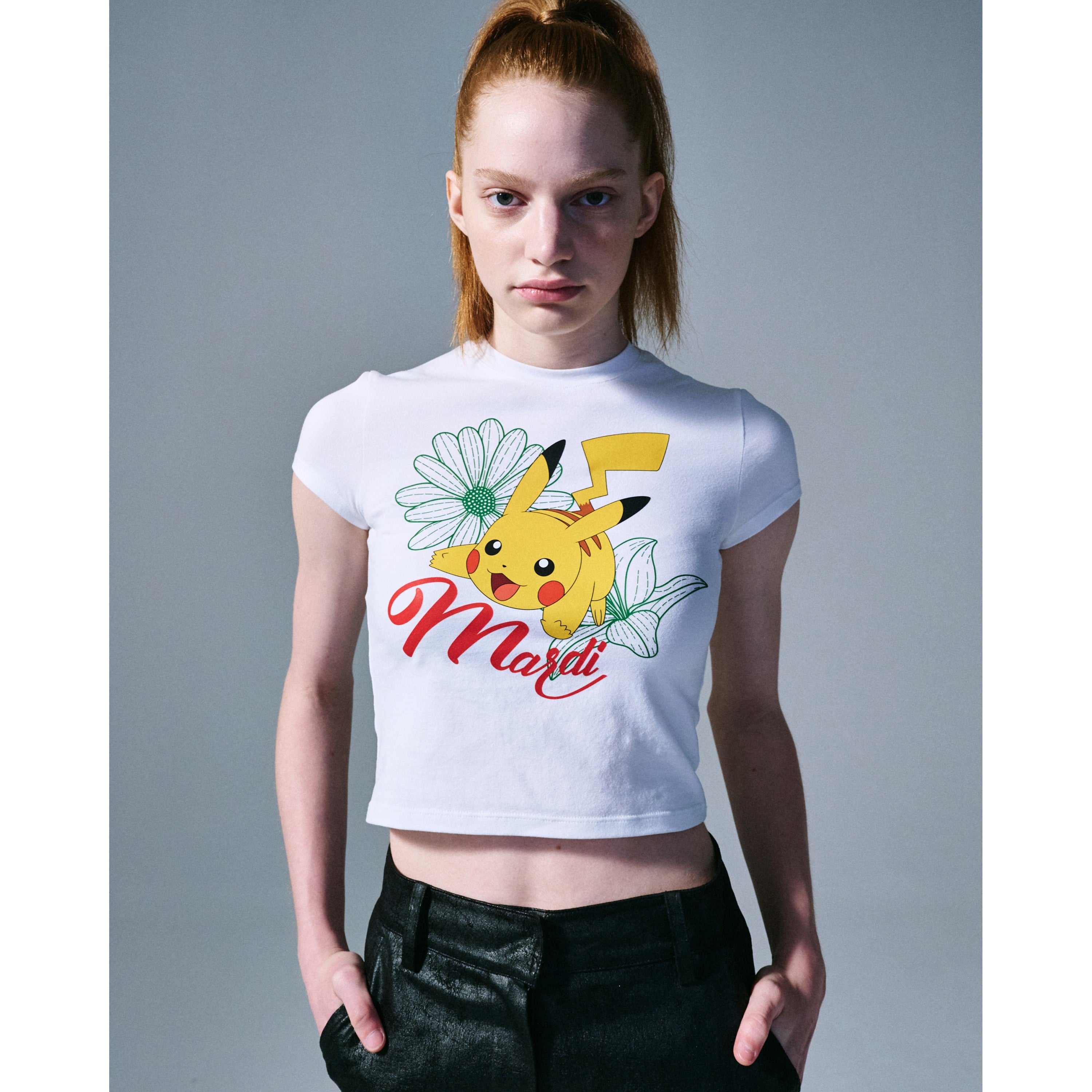 CROPPED TSHIRT FLOWER