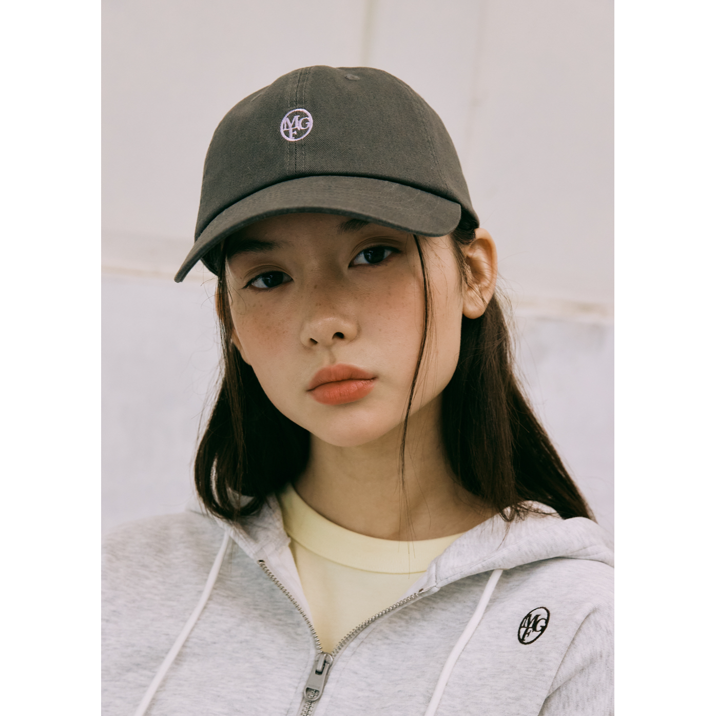 CIRCLE LOGO EMBROIDERY CAP