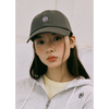 CIRCLE LOGO EMBROIDERY CAP - CHARCOAL