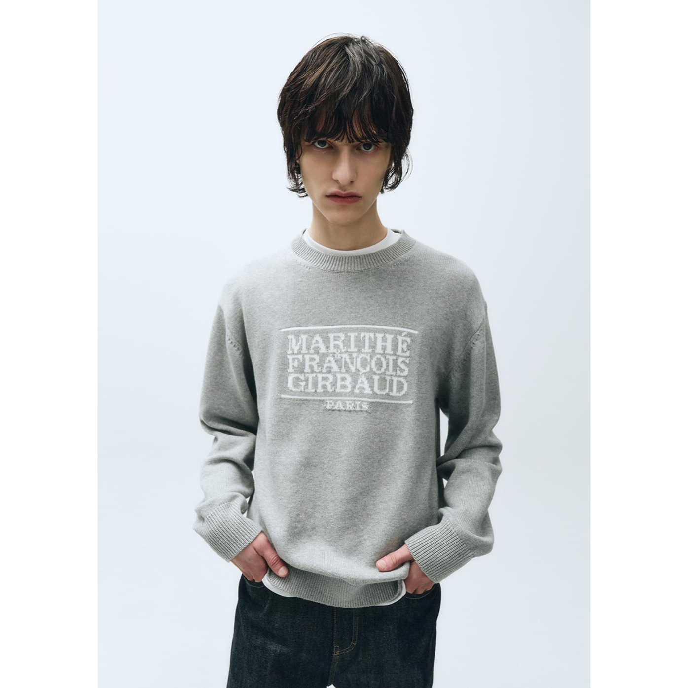 (2025) CLASSIC LOGO KNIT PULLOVER