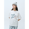 W OVER FIT HANDWRITING LOGO HEART TEE