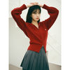 2WAY WOOL KNIT HOODED ZIP-UP