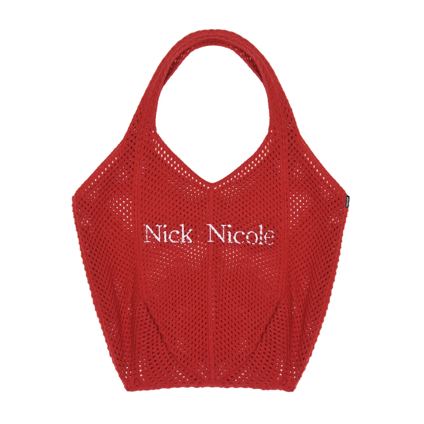 NICOLE CROCHET KNIT BAG