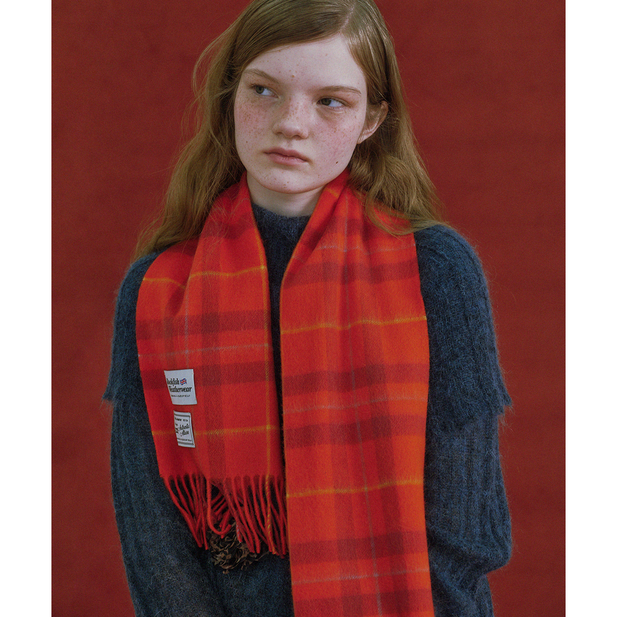 [2024] CLASSIC WOOL CHECK MUFFLER