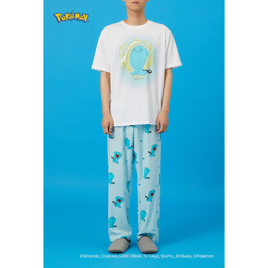(Pokémon)Cute Pokemon T-shirt Pyjamas - Blue