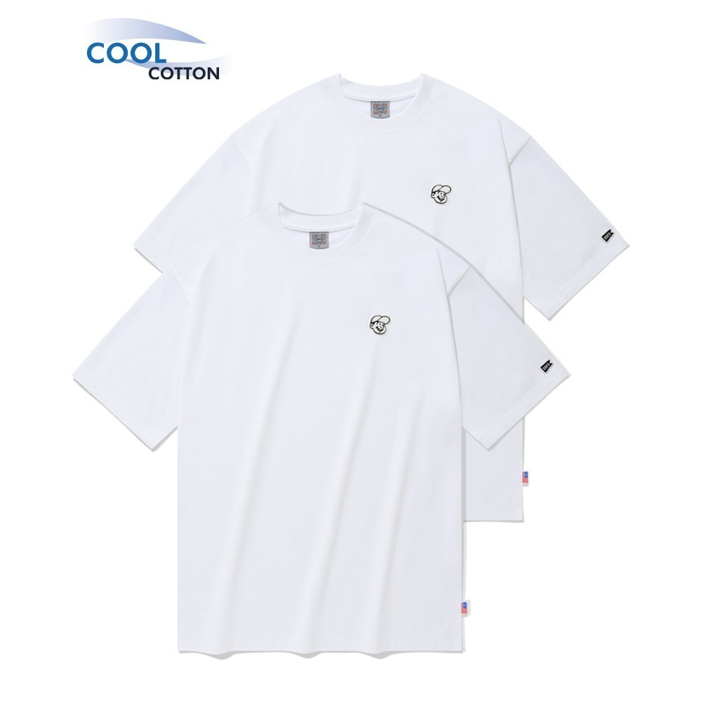 Cool Cotton 2-Packs Bets Basic Short Sleeve Tee