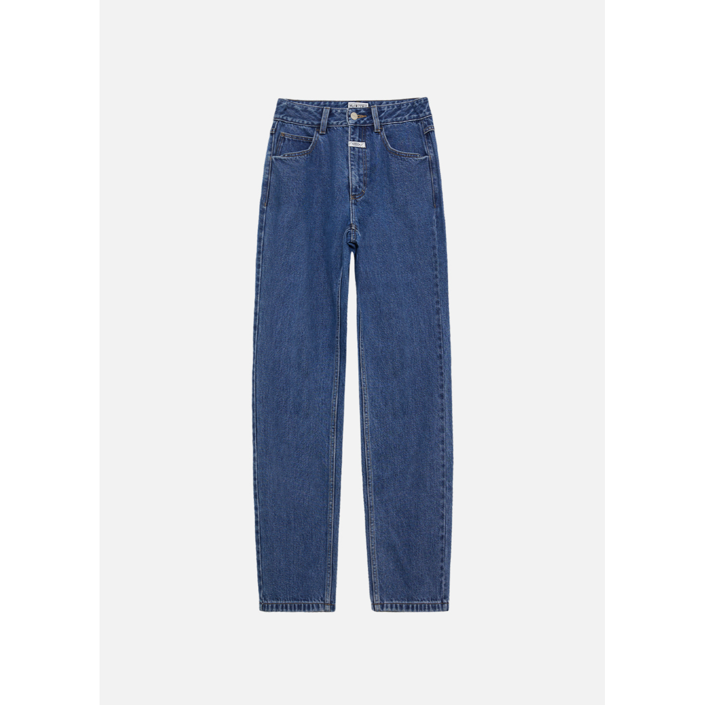 W SLIM STRAIGHT DENIM PANTS