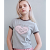 Julie Lace Ringer Tee