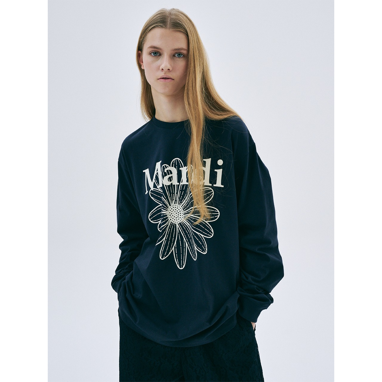 UNISEX TSHIRT LONG SLEEVE FLOWERMARDI