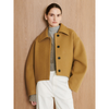 Flicka Cropped Wool Coat
