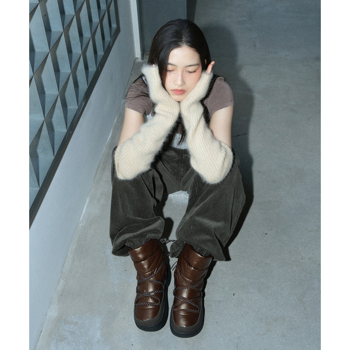 SNOW PADDED BOOTS MIDDLE