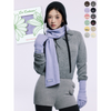[GIFT SET] WOOL MUFFLER SQUARE LOGO