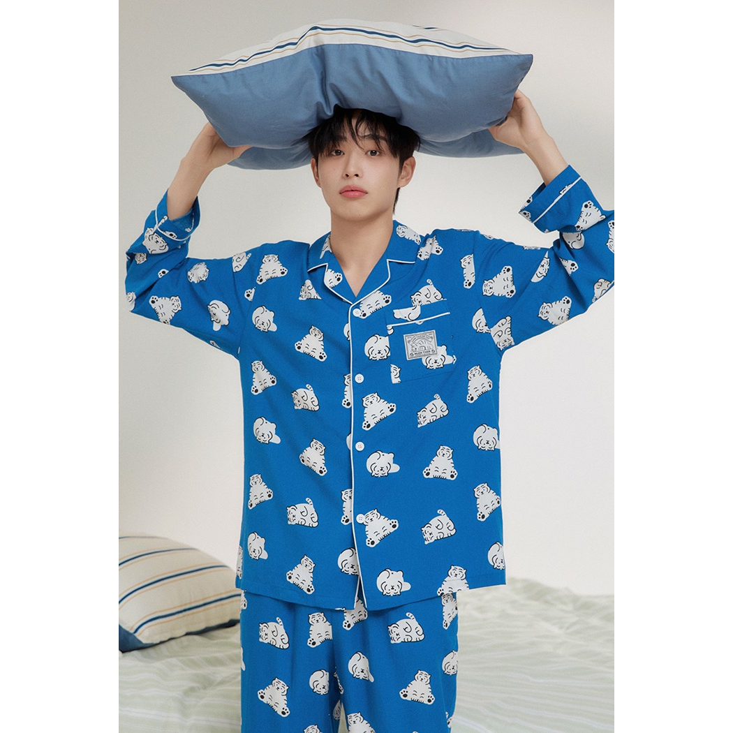 (Muzik Tiger 2025) Rolling Around Chubby Sleeve Pyjamas