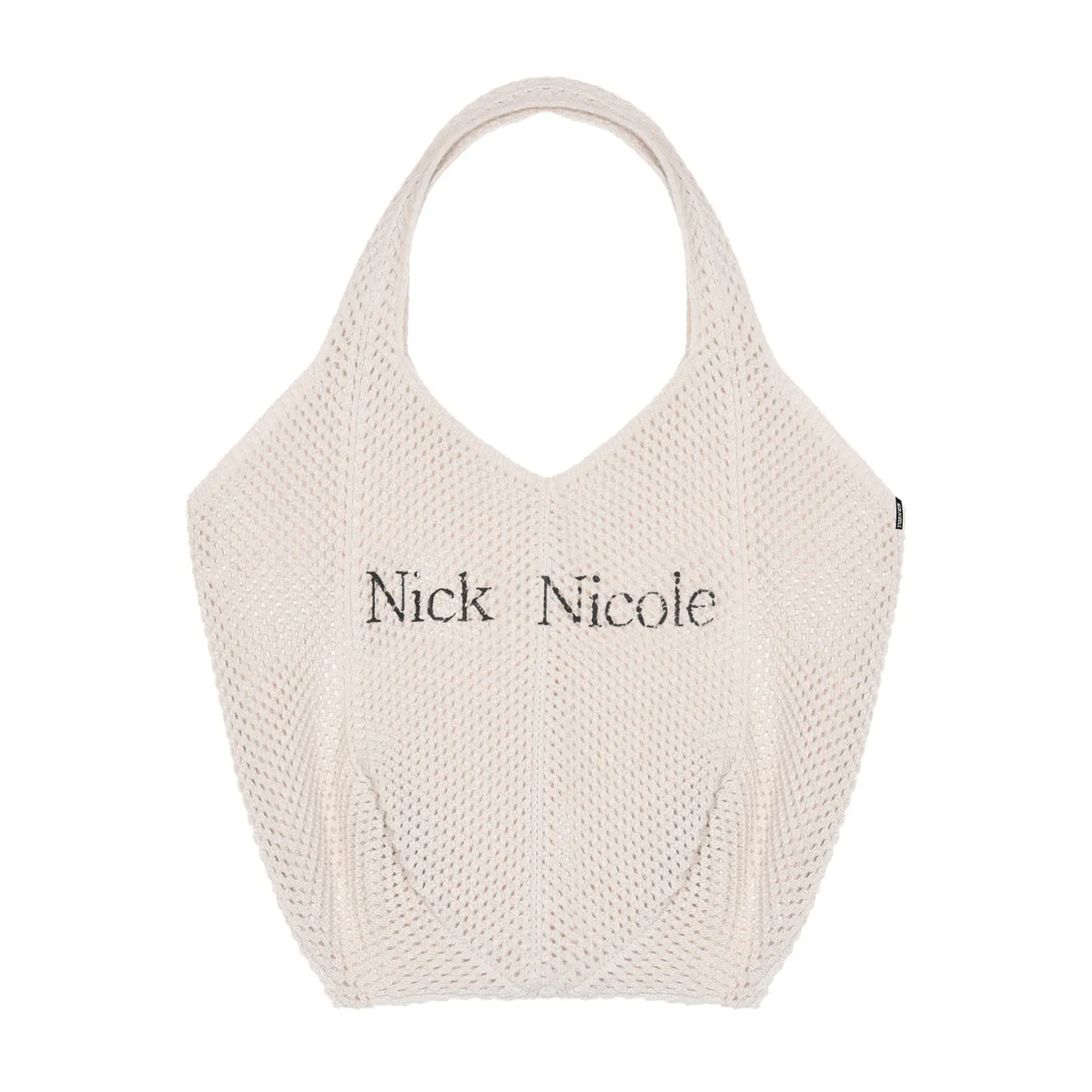 NICOLE CROCHET KNIT BAG