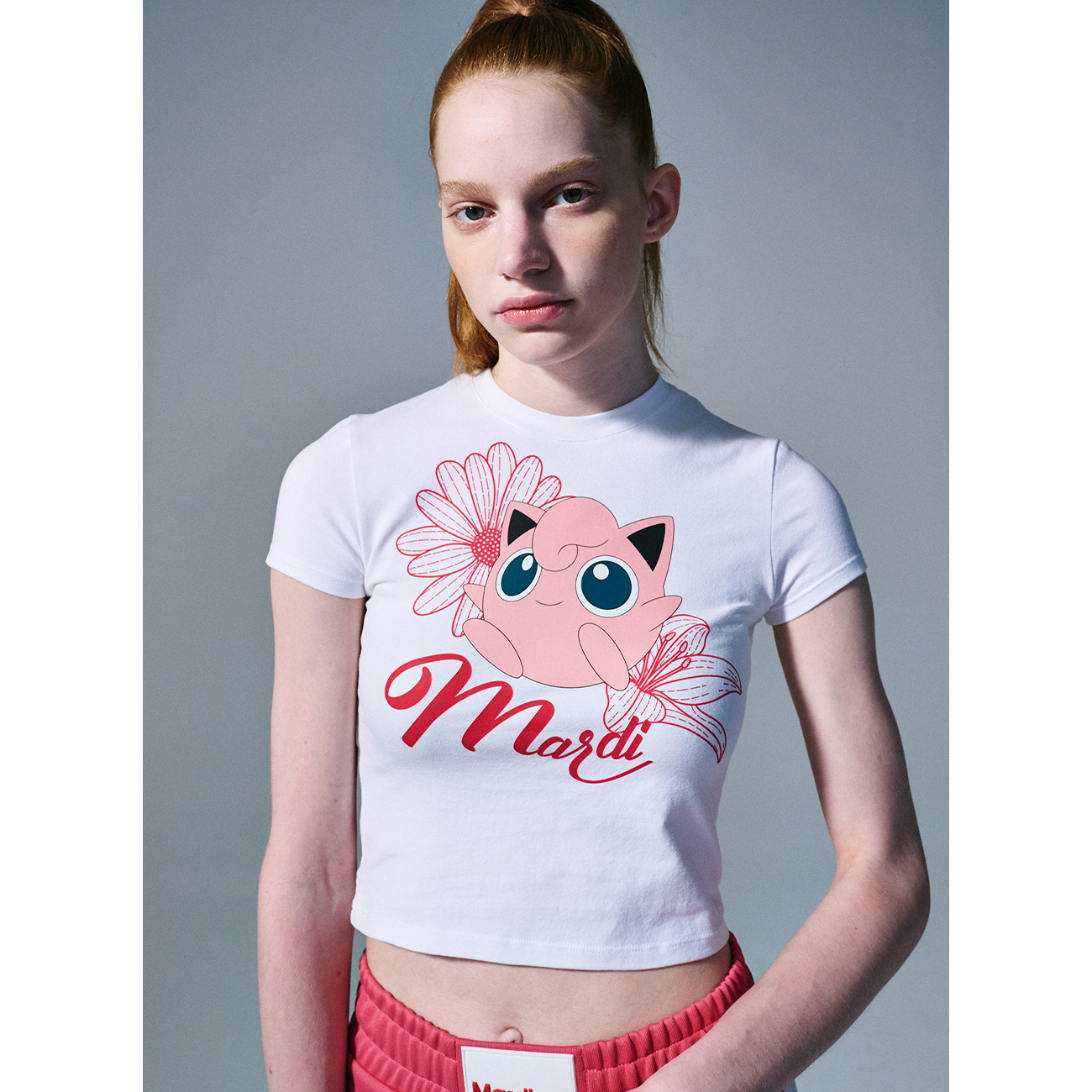 CROPPED TSHIRT FLOWER